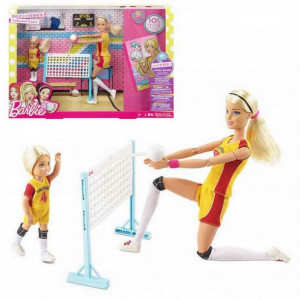 Barbie siatkarka i Chelsea - trening siatkówki