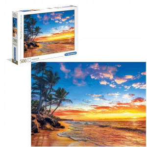 Puzzle 500 elementów paradise beach plaża raj 3505