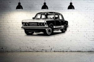 Dekoracja ścienna FIAT 125P - Duży Fiat
