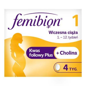 Femibion 1 wczesna ciąża 28 tabletek - Długi termin ważności!