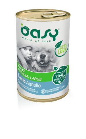 Oasy One Protein Adult Jagnięcina 400g