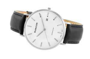 Zegarek Męski Rubicon Rnce49 - Szafirowe Szkło (zr105c)