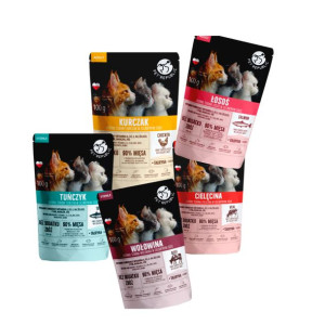 Zestaw karm dla kota Pet Republic Mix 5x100 g