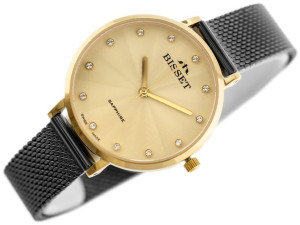 Zegarek Damski Bisset Bsbf30 (zb578p) - Szafirowe Szkło