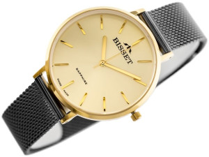 Zegarek Damski Bisset Bsbf32 (zb581j) - Szafirowe Szkło