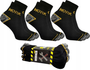 3x Stopki Skarpety Work Bhp Robocze Atut 43-46 Moc