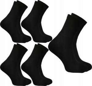 5x SKARPETY frotte POLSKA czarne GRUBE frota 39-42