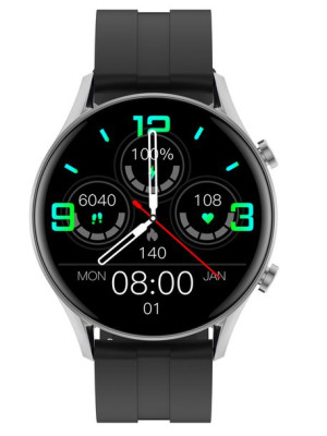 SMARTWATCH MĘSKI G. Rossi SW019-1 silver/black (sg014a) PROWADZENIE ROZMÓW