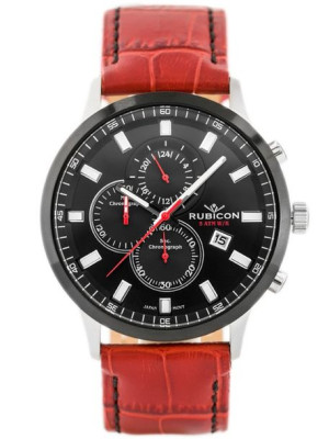Zegarek Męski Rubicon Rncd71 - Chronograf (zr082c)