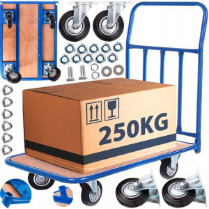 Wózek Platformowy Transportowy Magazynowy 250kg
