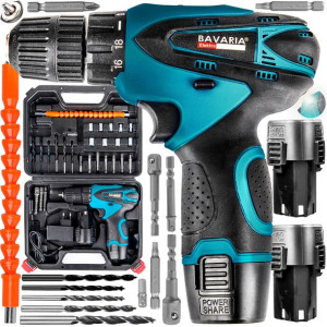 Wiertarko Wkrętarka Akumulatorowa 2x Aku 18v +bity