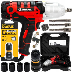 Elektryczny Klucz Udarowy 1/2 + Adapter Dewalt