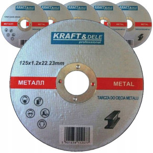 Tarcza Tarcze Do Cięcia Metalu 125x1,2mm Inox 5szt
