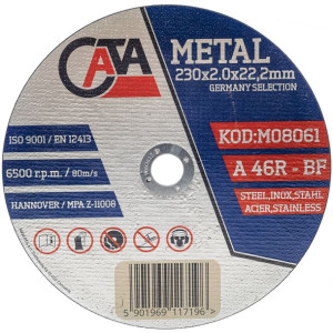 Tarcza Do Cięcia Metalu 230x2.0 Power Inox Profi