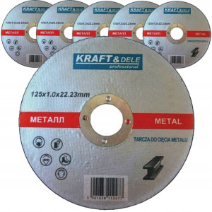 Tarcze Do Ciecia Metalu 125/1 Mm Mastiff Inox 5szt