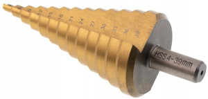 Wiertło Stożkowe Stopniowe Hs Tytan 4-39mm Wiertła