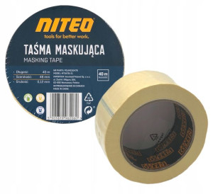 TAŚMA MASKUJĄCA kremowa 48 mm x 40 m NITEO