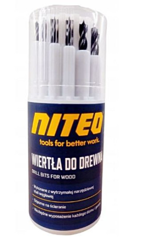 NIteo Wiertła do metalu ze stali węglowej