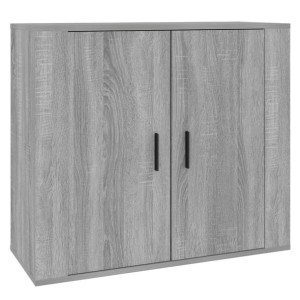 Szafka, szary dąb sonoma, 80x33x70 cm, materiał drewnopochodny