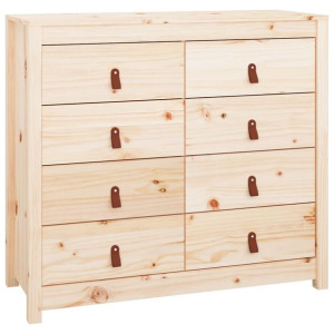 Komoda, 100x40x90 cm, lite drewno sosnowe