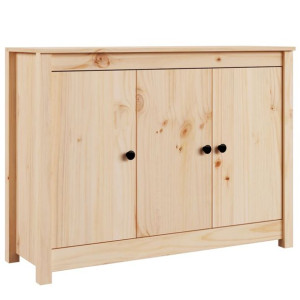 Szafka, 100x35x74 cm, lite drewno sosnowe