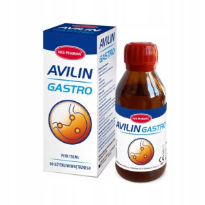 Avilin Płyn na refluks zgage wrzody 110ml