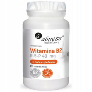 Aliness Witamina B2 Ryboflawina 40 mg R-5-P 100 tabletek