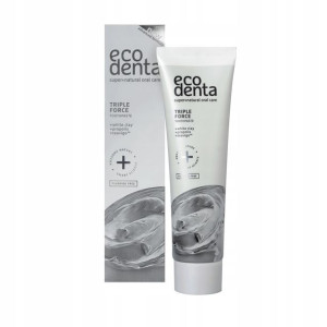 Ecodenta Pasta do zębów 3w1 biała glinka 100 ml