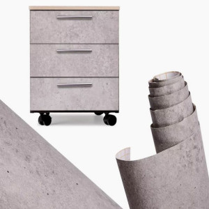 Okleina Meblowa Samoprzylepna Szary Cement Beton Duża 122cm