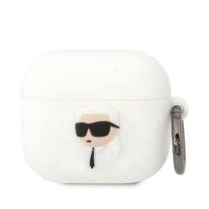 Etui Karl Lagerfeld KLA3RUNIKH Apple AirPods 3 cover biały/white Silicone K
