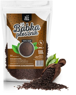 BABKA PŁESZNIK błonnik Witalny - Real Foods - 1000g
