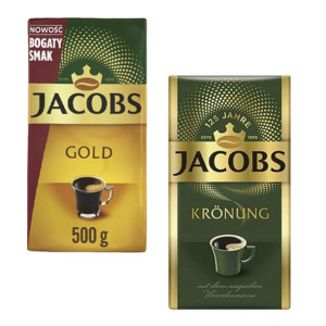 Zestaw Jacobs Kawa Mielona 2 x 500g Kronung Gold