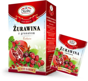 Malwa Herbata Owocowa Żurawina Z Granatem 20tb