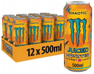 Monster Energy Drink Khaotic Juiced 500ml X 12