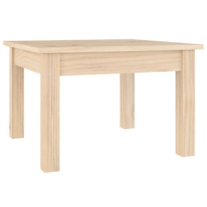 Stolik kawowy, 45x45x30 cm, lite drewno sosnowe