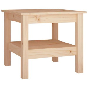 Stolik kawowy, 45x45x40 cm, lite drewno sosnowe