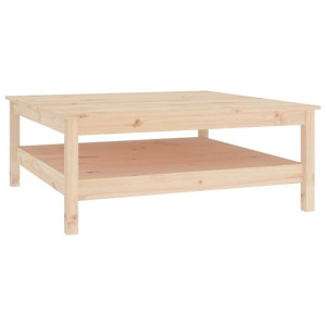 Stolik kawowy, 100x100x40 cm, lite drewno sosnowe
