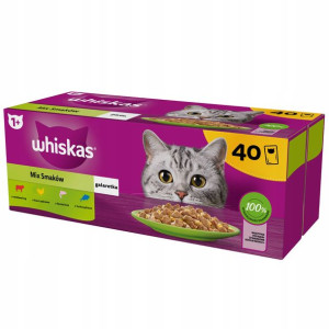 WHISKAS saszetki karma dla kota mix smaków 40x85g