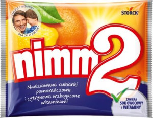 Nimm2 CUKIERKI OWOCOWE WITAMINY Dropsy Torebka 90g