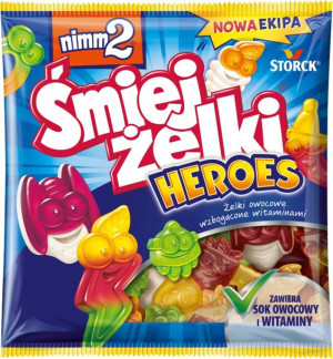 Nimm2 Śmiejżelki HEROES OWOCOWE WITAMINY 90g