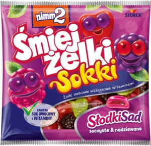 Nimm2 Śmiejżelki Sokki ŻELKI SŁODKI SAD 90 g