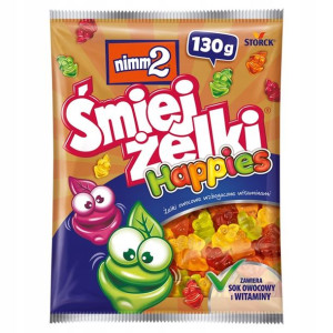 Nimm2 Śmiejżelki ŻELKI HAPPIES z Witaminami 130 g