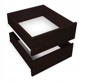 Szuflady - 2 szt. do szaf przesuwnych 120 cm wenge