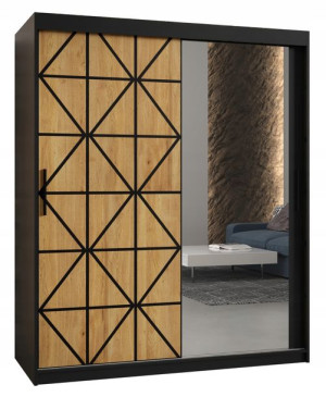 Szafa przesuwna garderoba z lustrem OSAKA 2 150 cm