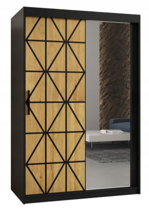 Szafa przesuwna garderoba z lustrem OSAKA 2 120 cm