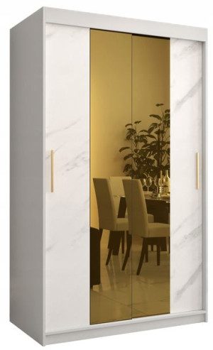 Szafa przesuwna garderoba GOLDEN T1 120 z lustrem
