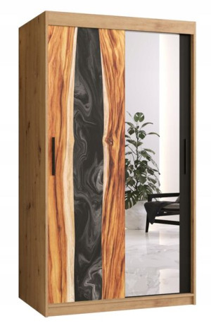 Szafa przesuwna garderoba ŻYWICA 2 100 cm