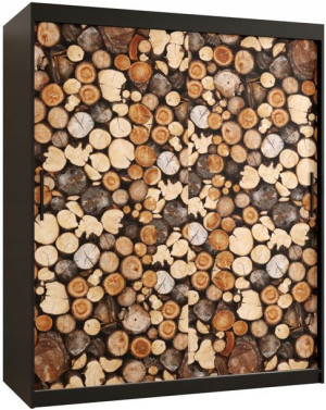 Szafa przesuwna garderoba DREWNO 1 150 cm