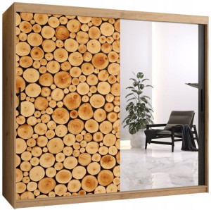 Szafa przesuwna garderoba SOSNA 2 200 cm