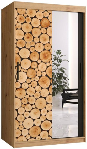 Szafa przesuwna garderoba SOSNA 2 100 cm